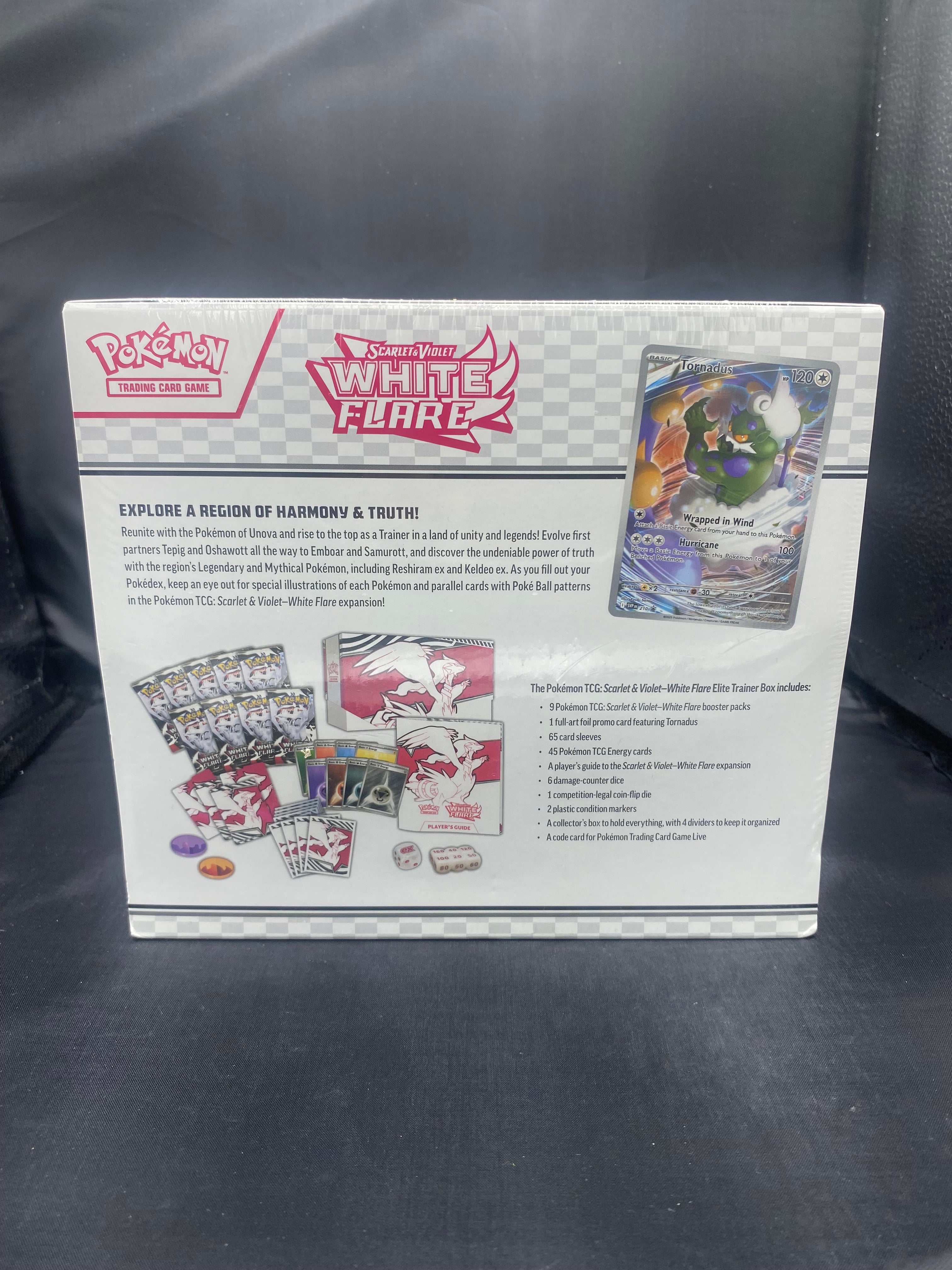 Pokemon white flare elite trainer box