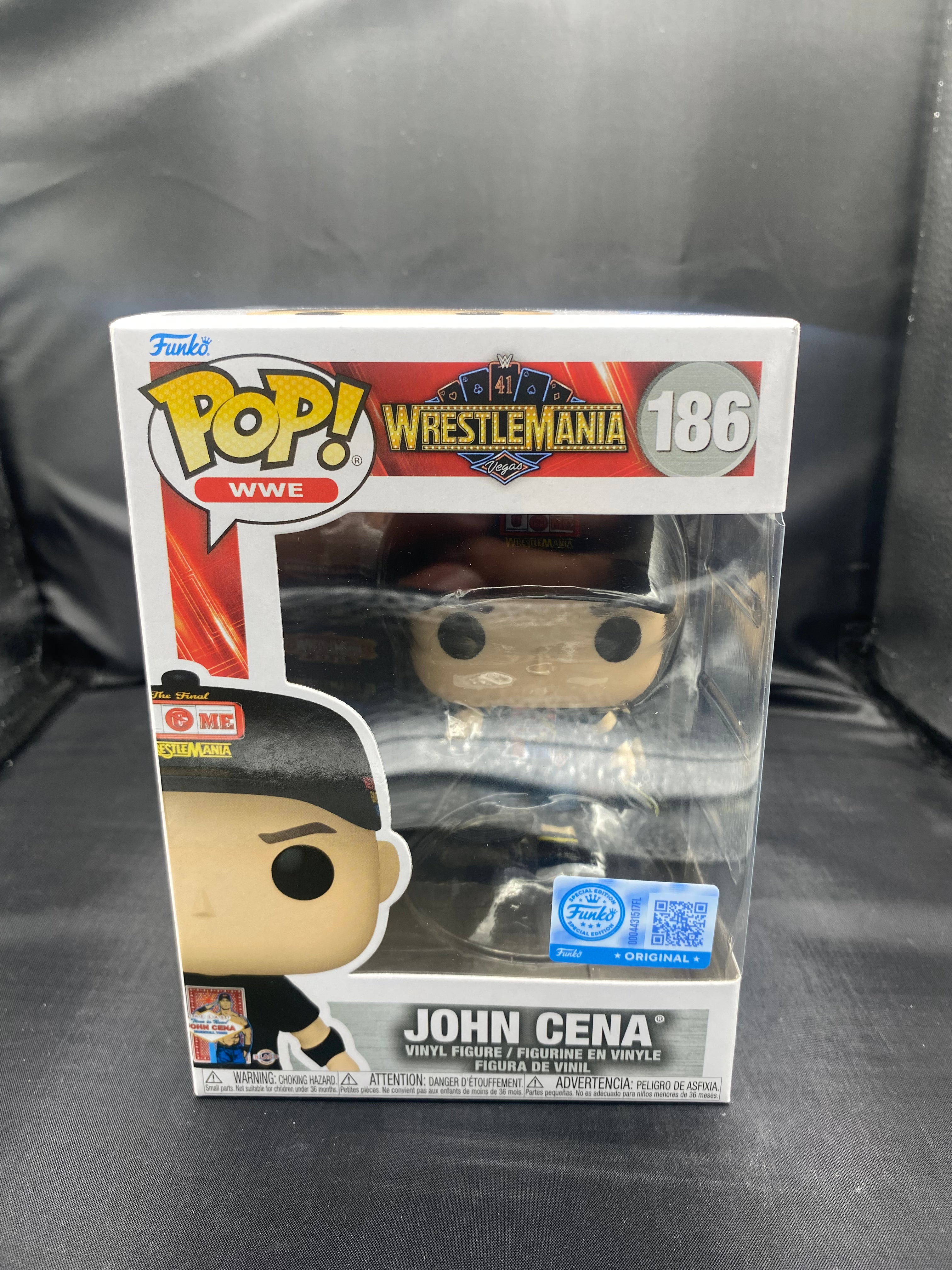 John Cena funko pop #186 WrestleMania 41