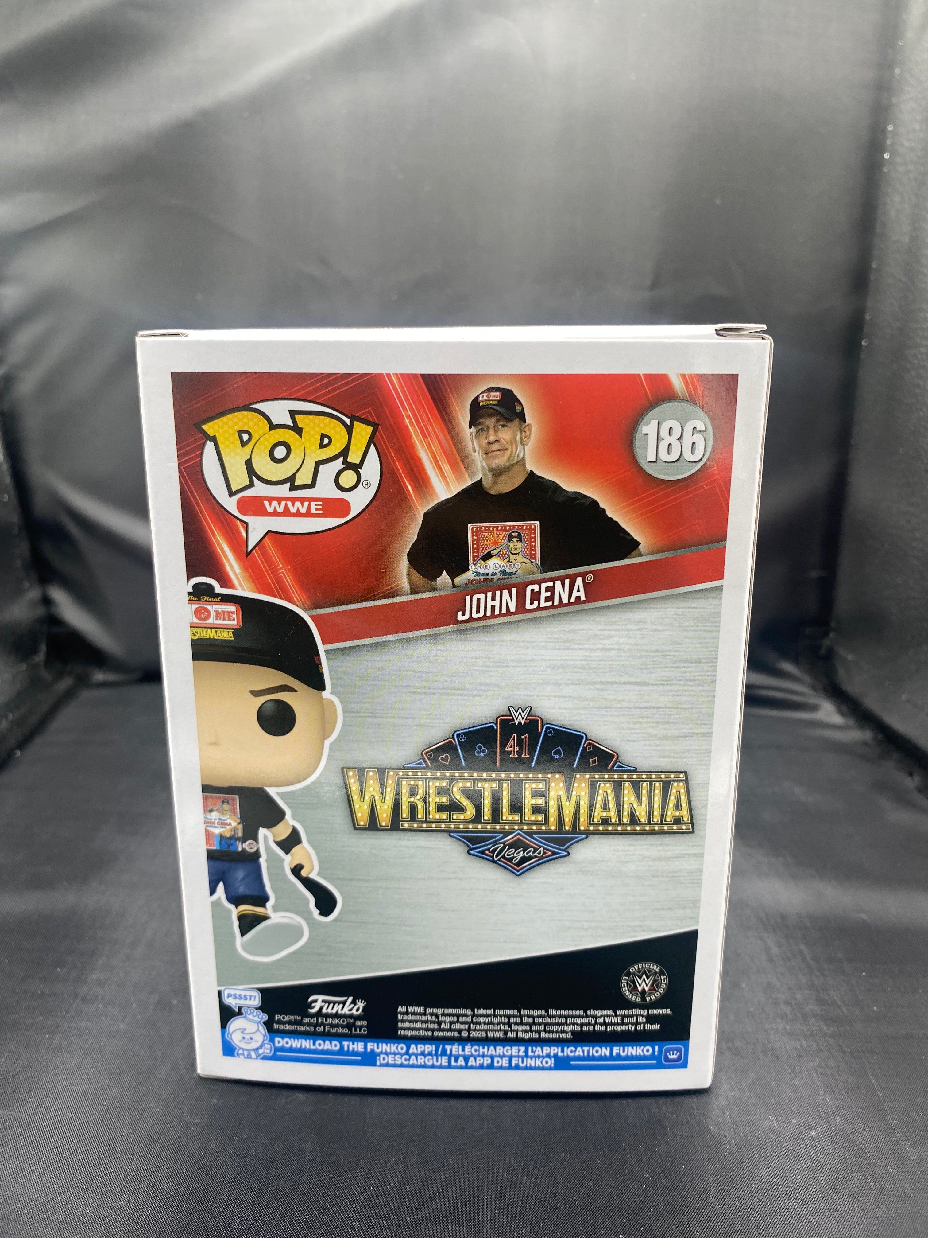 John Cena funko pop #186 WrestleMania 41